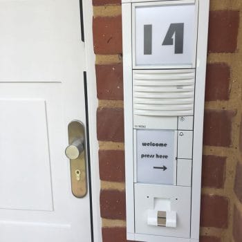 Audio Entry with Fingerprint Module